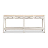 Provincial Hall Table White Side Tables LOOMLAN By Sarreid