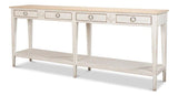 Provincial Hall Table White Side Tables LOOMLAN By Sarreid