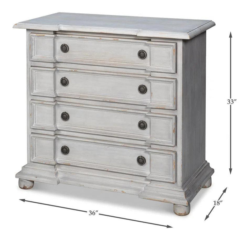 Pryer Wood Grey Chest Chests LOOMLAN By Sarreid