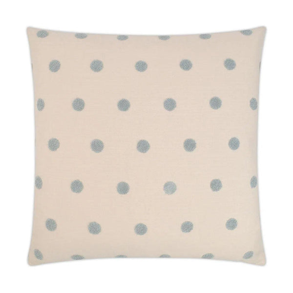 Puff Dotty Pink Throw Pillow With Insert Throw Pillows LOOMLAN By D.V. Kap