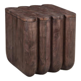 Punyo Punyo Wood Square Accent Table Side Tables LOOMLAN By Moe's Home