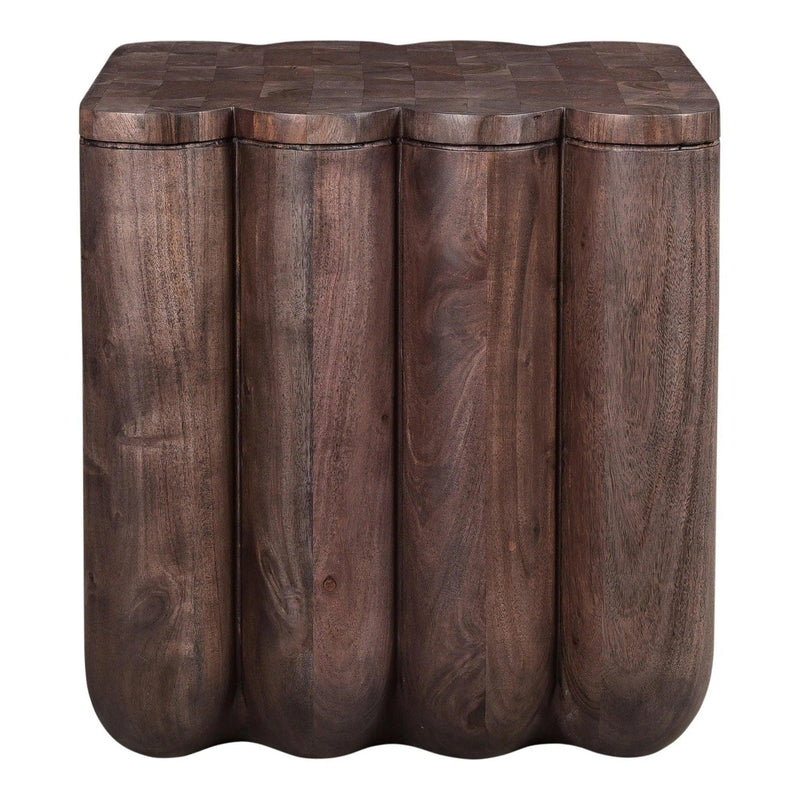 Punyo Punyo Wood Square Accent Table Side Tables LOOMLAN By Moe's Home