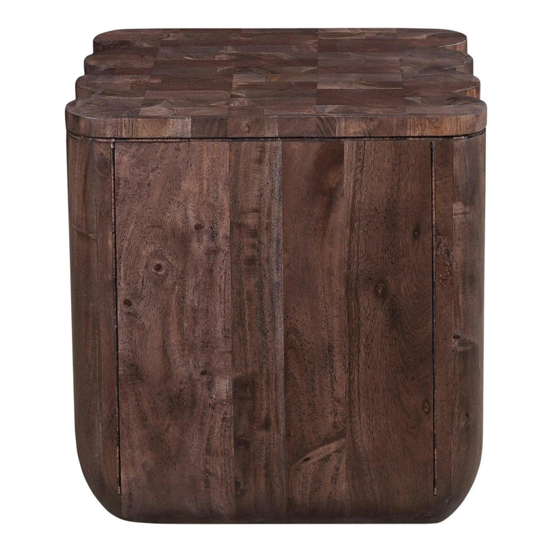 Punyo Punyo Wood Square Accent Table Side Tables LOOMLAN By Moe's Home