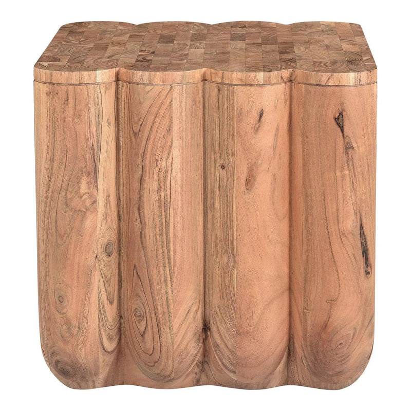 Punyo Punyo Wood Square Accent Table Side Tables LOOMLAN By Moe's Home