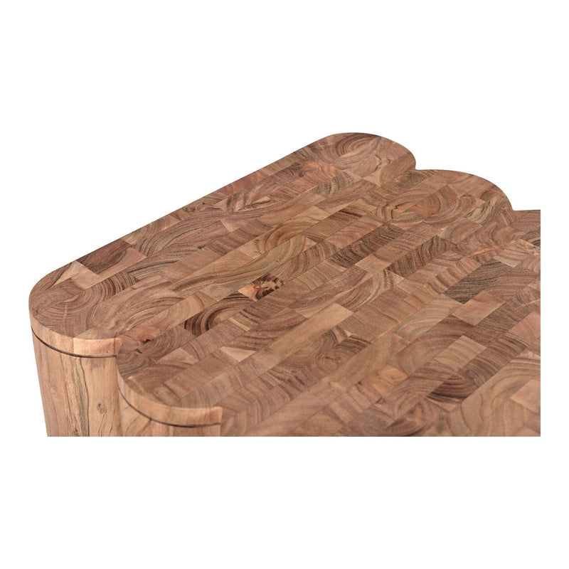 Punyo Punyo Wood Square Accent Table Side Tables LOOMLAN By Moe's Home