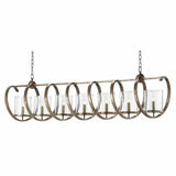 Pyrite Bronze Maximus Grande Chandelier Chandeliers LOOMLAN By Currey & Co