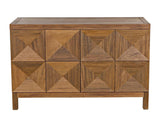 Quadrant Wood Dark Walnut Sideboard With 2 Doors Sideboards LOOMLAN By Noir