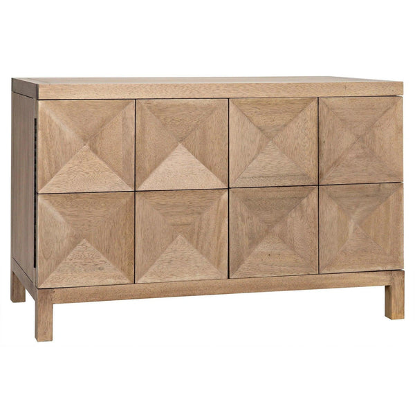 Quadrant Wood Sideboard With 2 Doors Sideboards LOOMLAN By Noir