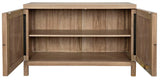 Quadrant Wood Sideboard With 2 Doors Sideboards LOOMLAN By Noir