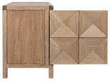 Quadrant Wood Sideboard With 2 Doors Sideboards LOOMLAN By Noir