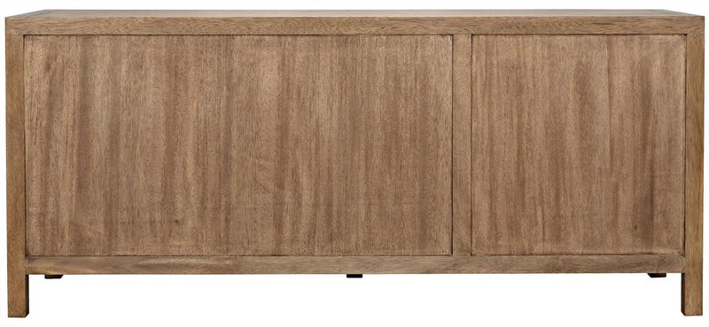 Quadrant Wood Sideboard With 3 Doors Sideboards LOOMLAN By Noir