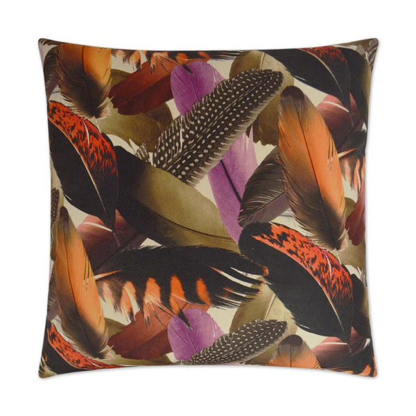 Quill Amazon Multi Color Throw Pillow With Insert Throw Pillows LOOMLAN By D.V. Kap