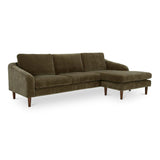 Quinn Polyester Upholstered Sectional Modular Sofas LOOMLAN By Moe's Home