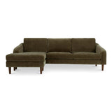 Quinn Polyester Upholstered Sectional Modular Sofas LOOMLAN By Moe's Home