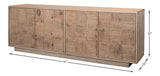 Quinn Sideboard Stone Grey Cabinet For Living Room Sideboards LOOMLAN By Sarreid