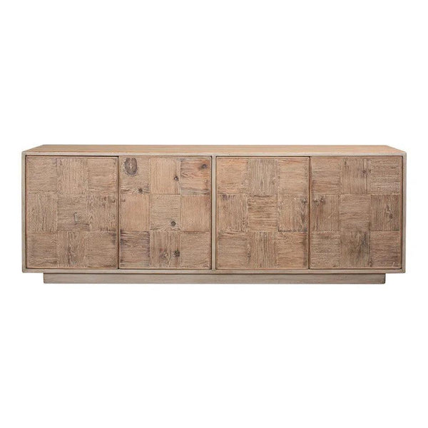 Quinn Sideboard Stone Grey Cabinet For Living Room Sideboards LOOMLAN By Sarreid