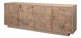 Quinn Sideboard Stone Grey Cabinet For Living Room Sideboards LOOMLAN By Sarreid