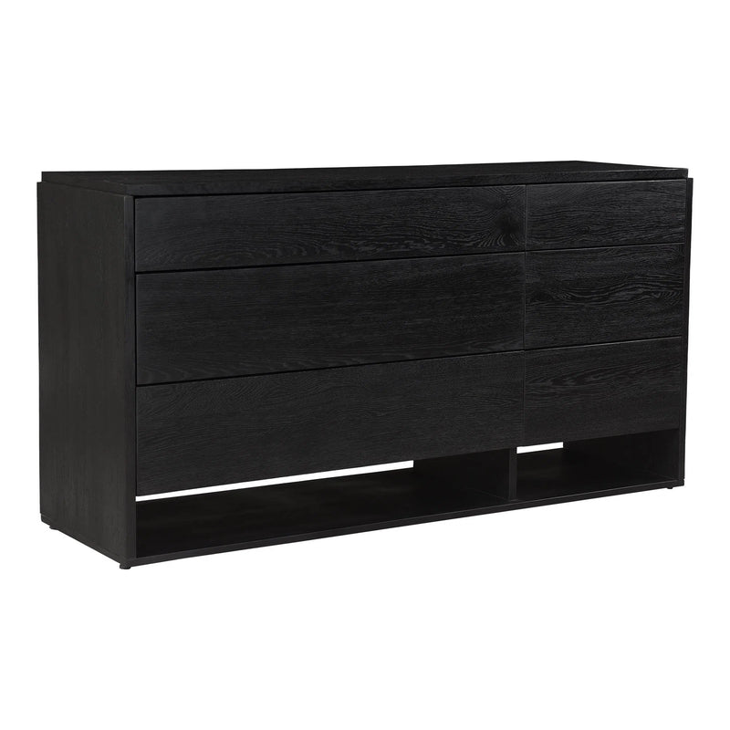 Quinton Wood Black Dresser Dressers LOOMLAN By Moe's Home