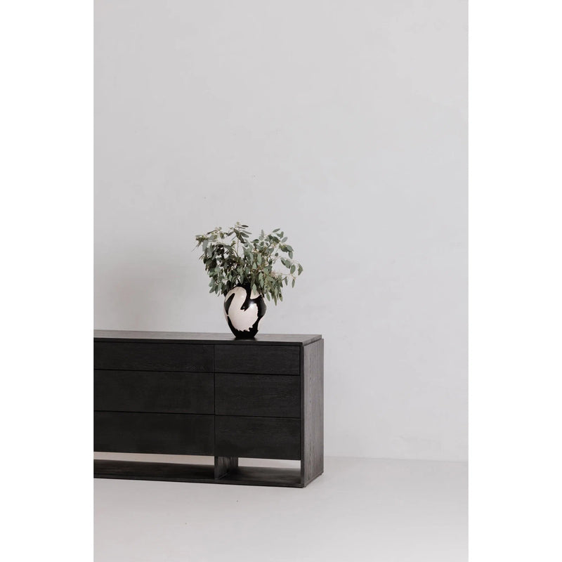 Quinton Wood Black Dresser Dressers LOOMLAN By Moe's Home