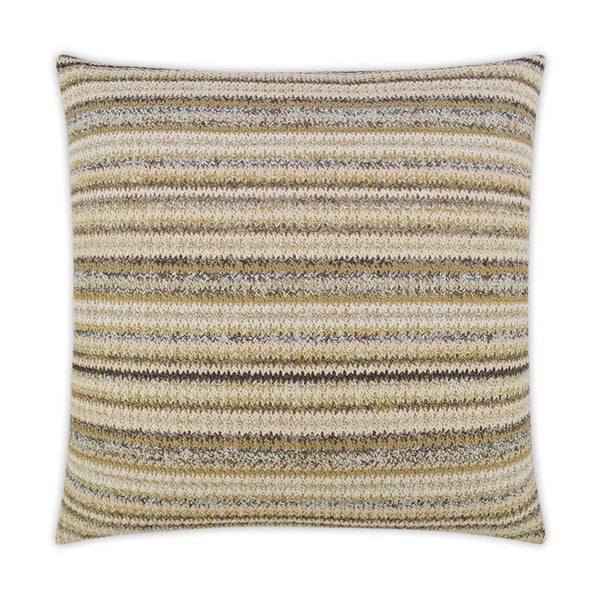 Raffia Weave Beach Brown Throw Pillow With Insert Throw Pillows LOOMLAN By D.V. Kap