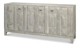 Rafina Three Door Sideboard Cabinet For Living Room Sideboards LOOMLAN By Sarreid