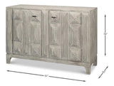 Rafina Two Door Sideboard Cabinet For Living Room Sideboards LOOMLAN By Sarreid