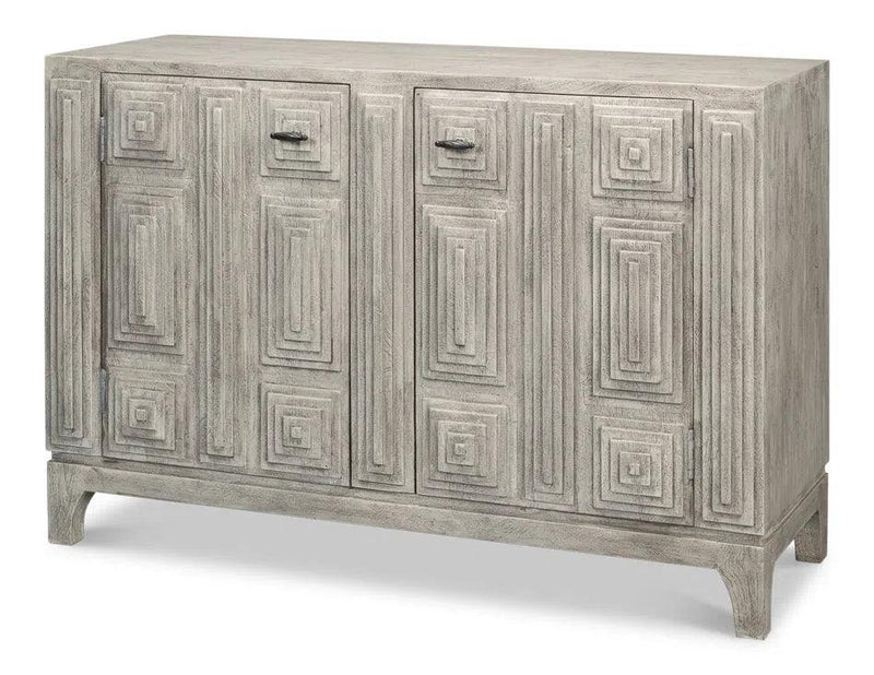 Rafina Two Door Sideboard Cabinet For Living Room Sideboards LOOMLAN By Sarreid