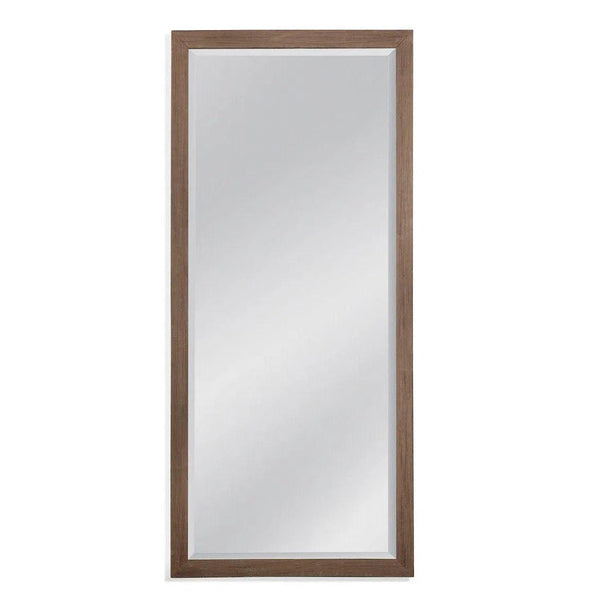 Ramona Wood Brown Vertical Floor Mirror Floor Mirrors LOOMLAN By Bassett Mirror