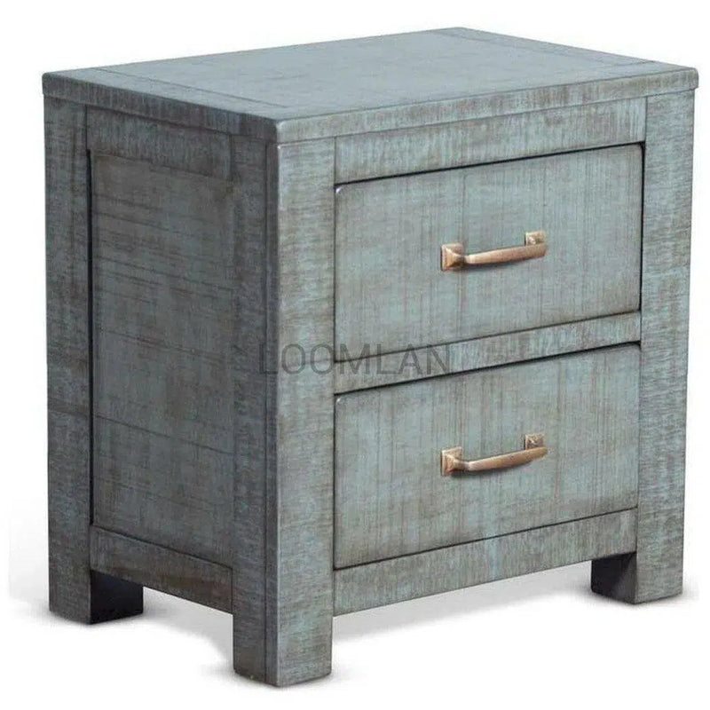 Ranch House Nightstand Bedside Table Nightstands LOOMLAN By Sunny D