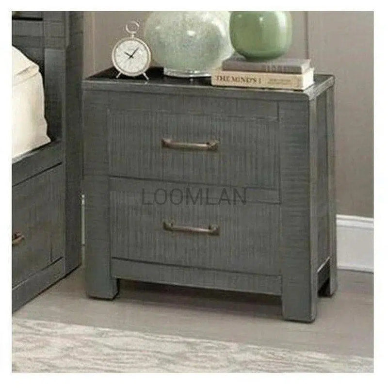 Ranch House Nightstand Bedside Table Nightstands LOOMLAN By Sunny D