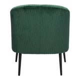 Ranier Accent Chair Green Accent Chairs LOOMLAN By Zuo Modern