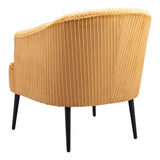 Ranier Accent Chair Yellow Accent Chairs LOOMLAN By Zuo Modern