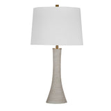 Ranier Gray Resin Table Lamp Table Lamps LOOMLAN By Bassett Mirror