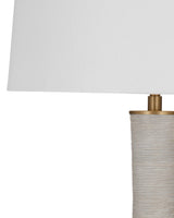 Ranier Gray Resin Table Lamp Table Lamps LOOMLAN By Bassett Mirror