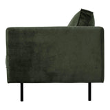 Raphael Polyester and Solid Wood Green Sofa Sofas & Loveseats LOOMLAN By Moe's Home