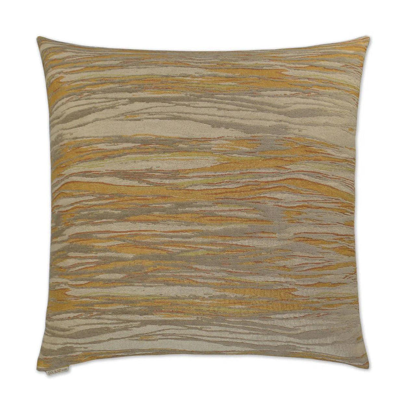 Rapport Maize Brown Throw Pillow With Insert Throw Pillows LOOMLAN By D.V. Kap