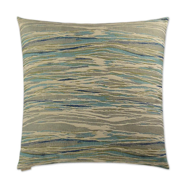 Rapport Ocean Blue Throw Pillow With Insert Throw Pillows LOOMLAN By D.V. Kap