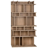 Rashi Wood Bookcase Bookcases LOOMLAN By Noir