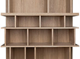 Rashi Wood Bookcase Bookcases LOOMLAN By Noir