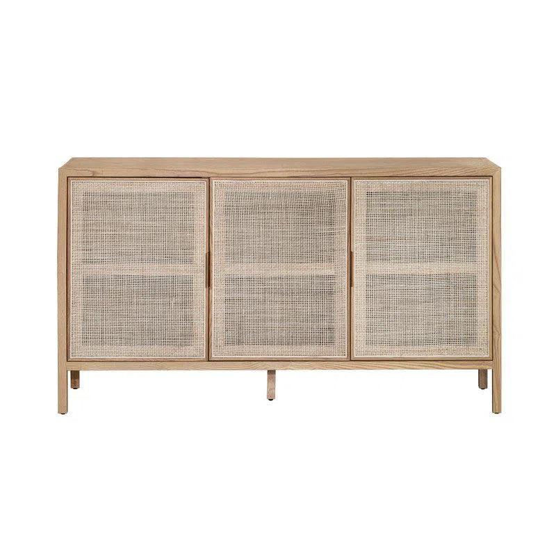 Rattan 3 Door Sideboard - Natural Sideboards LOOMLAN By LH Imports