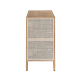 Rattan 3 Door Sideboard - Natural Sideboards LOOMLAN By LH Imports