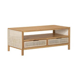 Rattan Coffee Table - Natural Coffee Tables LOOMLAN By LH Imports