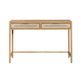 Rattan Desk - Natural Home Office Desks LOOMLAN By LH Imports