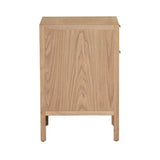 Rattan Two Drawer Accent Cabinet - Natural Tone Wood Nightstands LOOMLAN By LH Imports