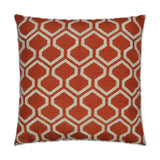 Raw Edges Paprika Throw Pillow With Insert Throw Pillows LOOMLAN By D.V. Kap