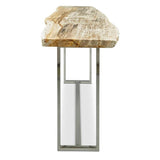 Raw Petrified Wood Rectangular Console Table Console Tables LOOMLAN By Urbia