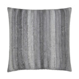 Raya Fur Grey Throw Pillow With Insert Throw Pillows LOOMLAN By D.V. Kap