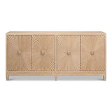 Rayon Four Door Sideboard Cabinet For Living Room Sideboards LOOMLAN By Sarreid