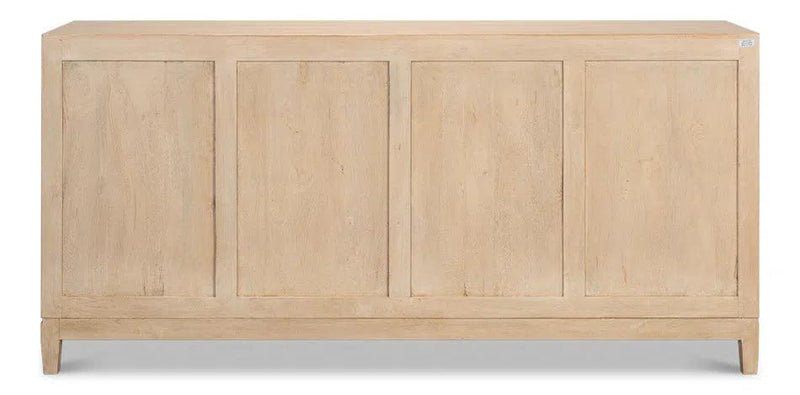 Rayon Four Door Sideboard Cabinet For Living Room Sideboards LOOMLAN By Sarreid