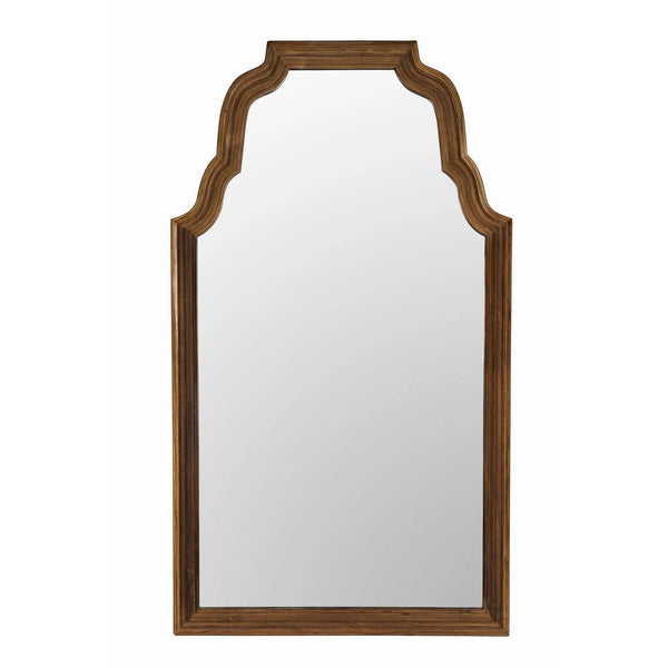 Reclaimed Teak Wood Vertical Floor Mirror Floor Mirrors LOOMLAN By Noir